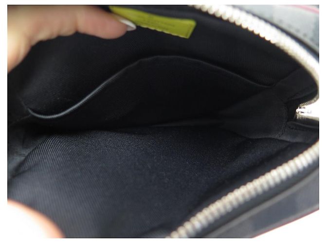 NUOVA BORSA A MANO EPI IN PELLE LOUIS VUITTON DANUBE SLIM PM Blu navy - vista 6