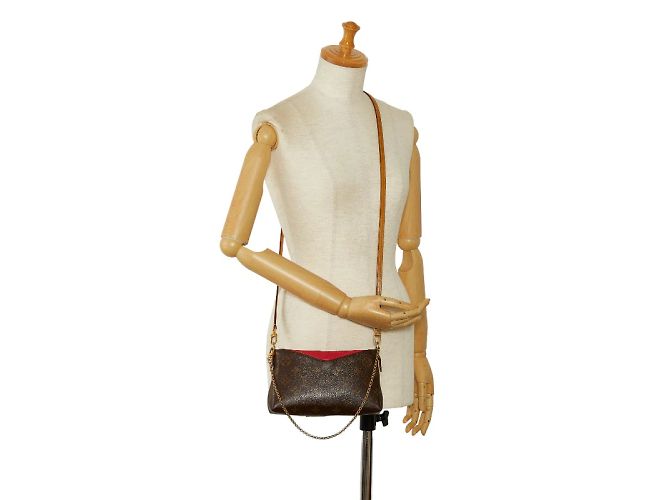 Louis Vuitton Monogramm-Pallas-Clutch M41638 Braun - Ansicht 10