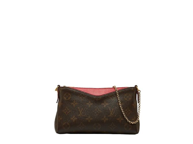 Louis Vuitton Monogramm-Pallas-Clutch M41638 Braun - Ansicht 2