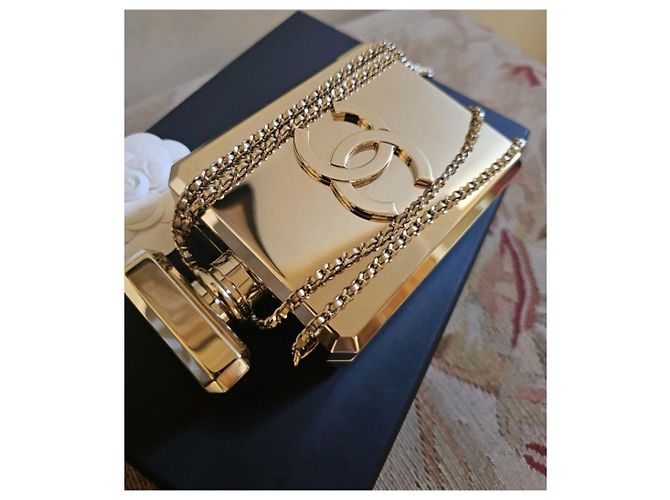 Borsa porta bottiglia Chanel D'oro - vista 5