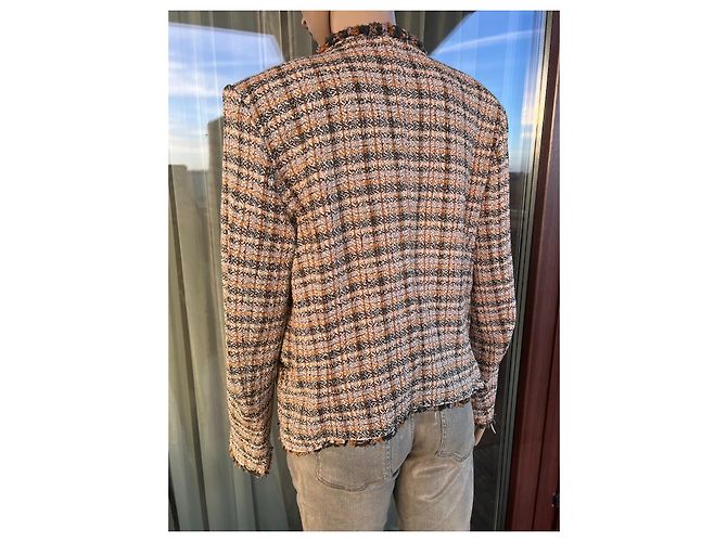 Blazer Isabel Marant Etoile Marrón Algodón Talla 38 Castaño - vista 4