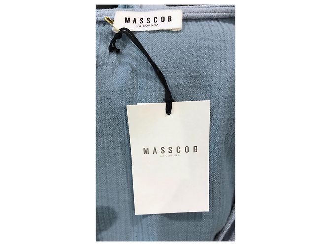 Vestido midi Masscob azul iceberg cor T. S (36 -38) Azul claro - vista 3