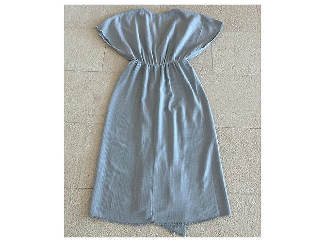 Vestido midi Masscob azul iceberg cor T. S (36 -38) Azul claro - vista 4