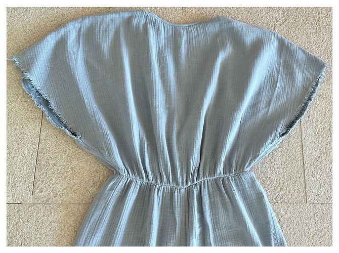 Vestido midi Masscob azul iceberg cor T. S (36 -38) Azul claro - vista 5