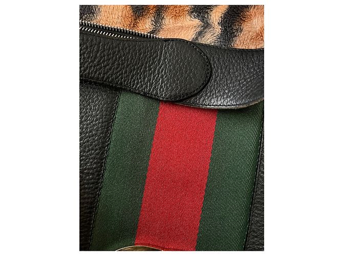 Marmont Borsa da viaggio Gucci in pelle nera Nero - vista 6