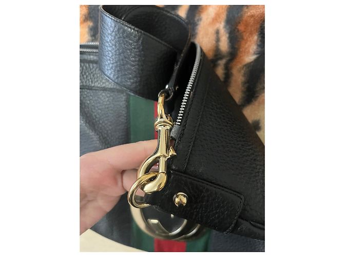 Marmont Borsa da viaggio Gucci in pelle nera Nero - vista 7