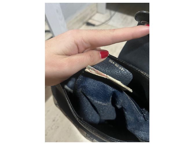 Borsa Gucci in pelle grigia Grigio - vista 5