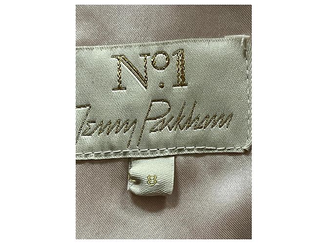 Jenny Packham Bejewelled evening gown in dusky pink - view 4