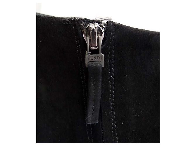 Stivaletti Fendi in pelle nera Nero - vista 5