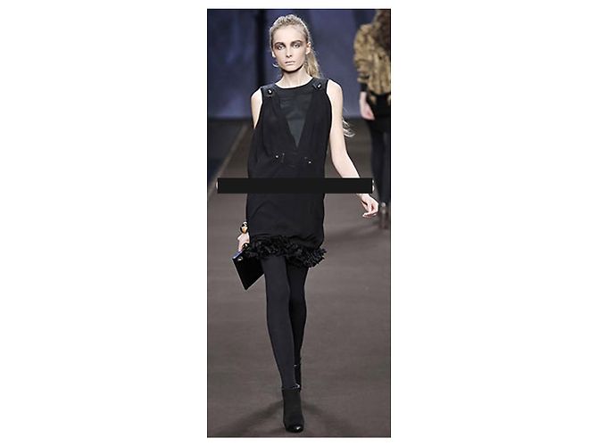 Stivaletti Fendi in pelle nera Nero - vista 9