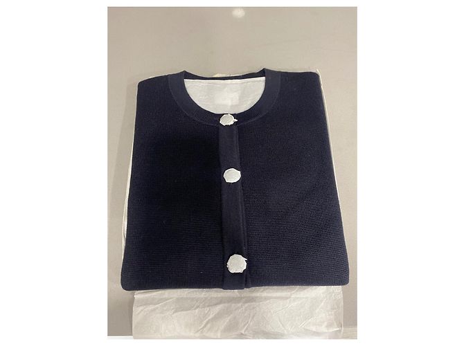 Cambon Chanel Cardigan Azul marino - vista 4