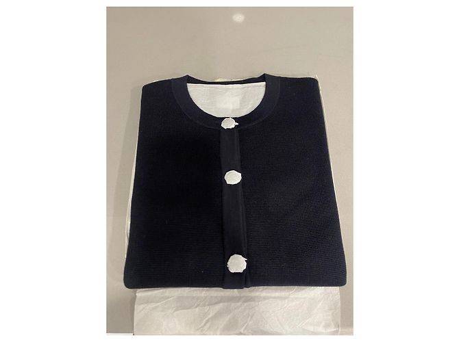 Cambon Chanel Cardigan Azul marino - vista 5