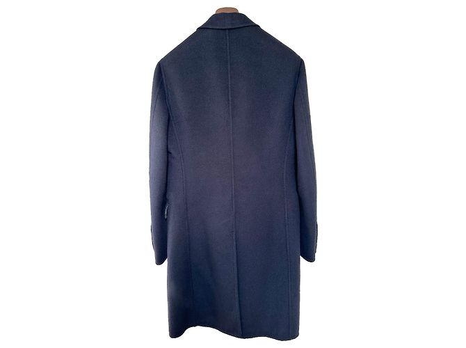 Cappotto Berluti in Cashmere Blu Navy - vista 2