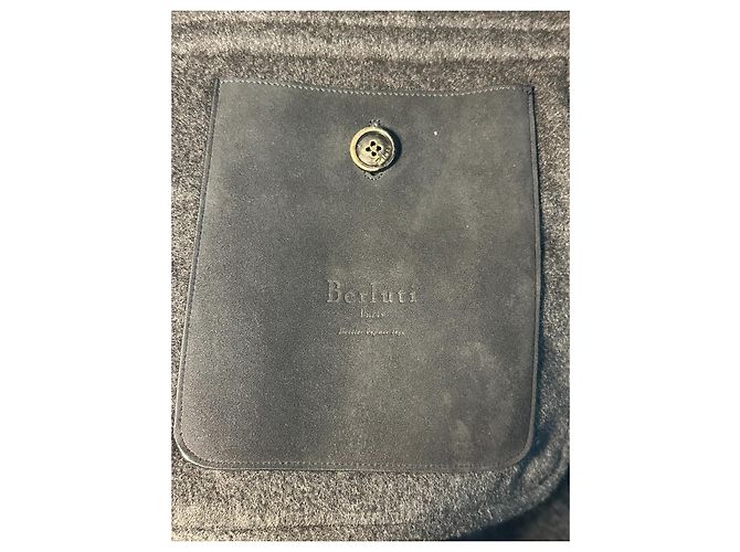Cappotto Berluti in Cashmere Blu Navy - vista 9