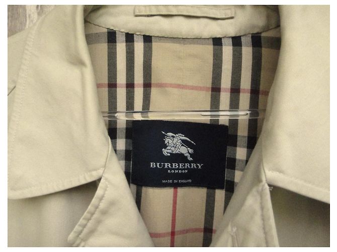 taglia Burberry impermeabile 54 Beige - vista 3