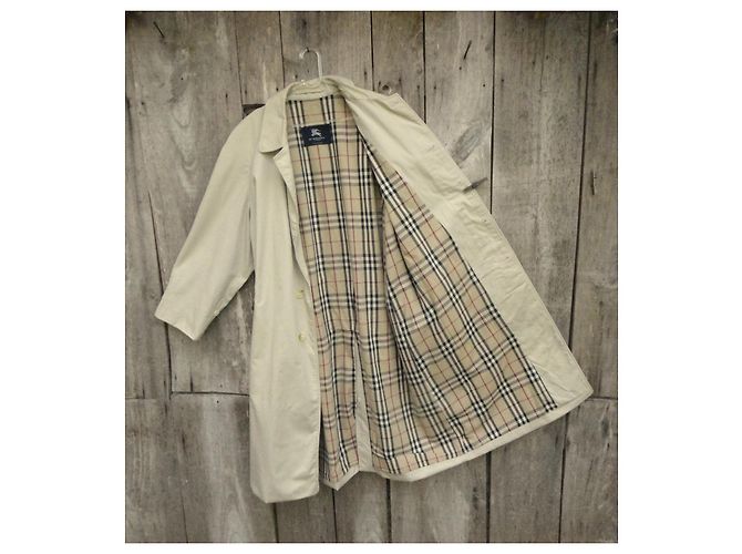 taglia Burberry impermeabile 54 Beige - vista 4