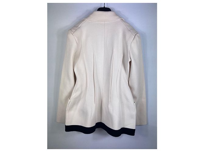 Sonia Rykiel Blazer aus Wolle Creme M Roh - Ansicht 4