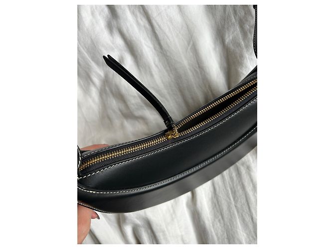 Polène Numéro Dix EDITION SCHWARZ GLATTES LEDER Nero - vista 5