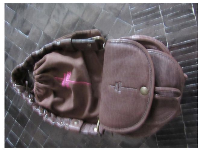 Borsa a mano Jerome Dreyfuss Momo in pelle marrone scuro - vista 9