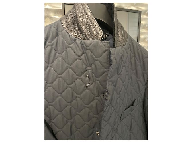 Burberry Steppjacke Marineblau - Ansicht 10