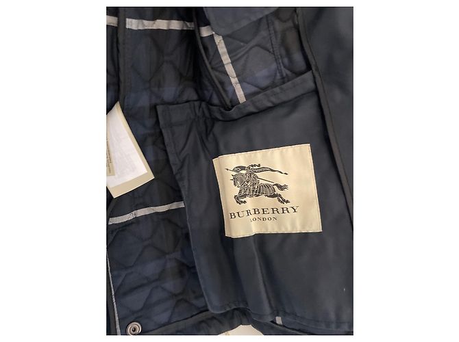 Burberry Steppjacke Marineblau - Ansicht 5