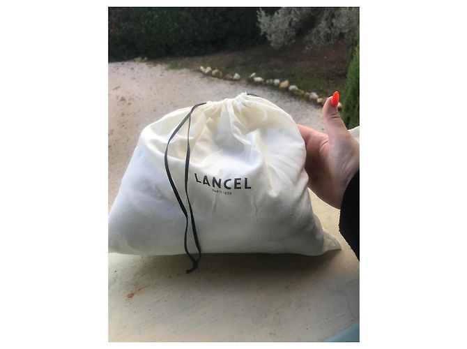 Borsa a mano Lancel Cocoon Mini in Pelliccia Bianca Bianco - vista 2