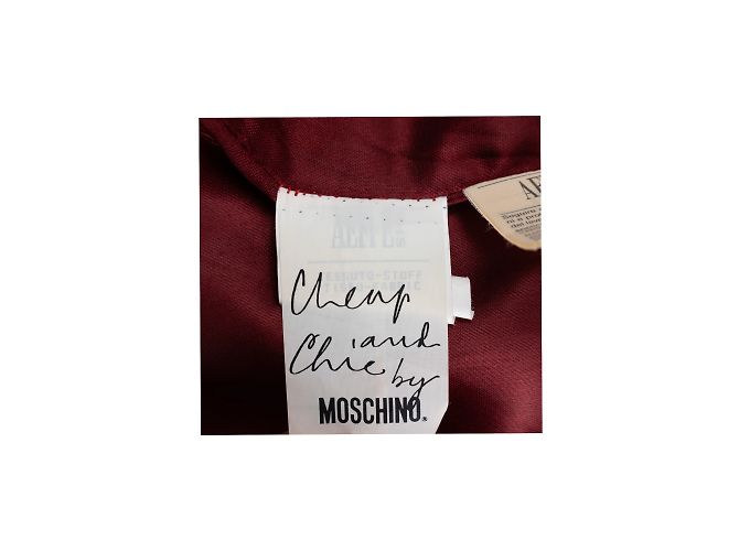 Moschino Cheap & Chic Chaqueta a Cuadros con Botones de Corazón - vista 11
