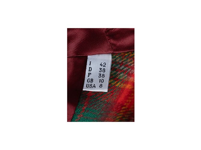 Moschino Cheap & Chic Chaqueta a Cuadros con Botones de Corazón - vista 8
