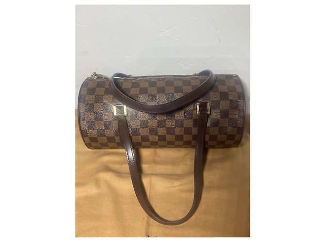 Louis Vuitton Papillon Borsa in Pelle Monogram Monogramma - vista 9