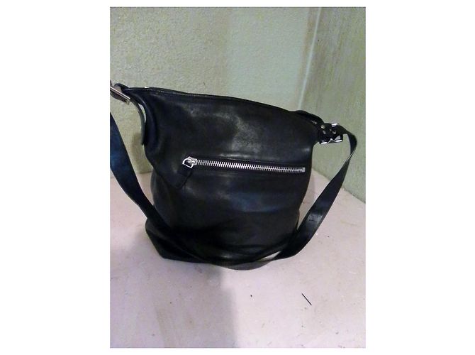Borsa a tracolla Coach nera in pelle Nero - vista 4