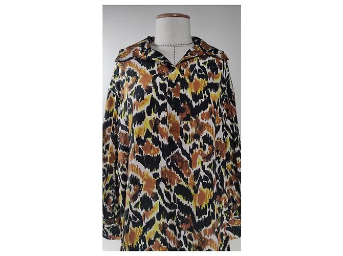 Day Birger & Mikkelsen Day Glide Kleid Sweet Lime Seide Viscose Mehrfarben - Ansicht 2