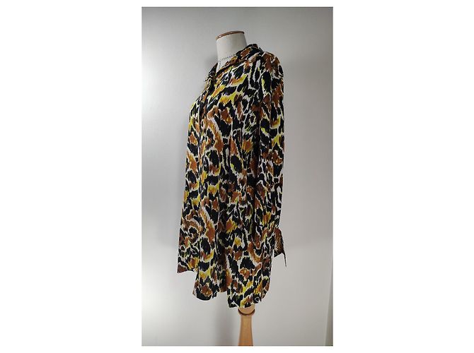 Day Birger & Mikkelsen Day Glide Kleid Sweet Lime Seide Viscose Mehrfarben - Ansicht 3