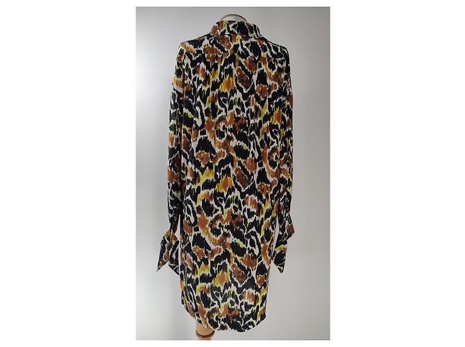 Day Birger & Mikkelsen Day Glide Kleid Sweet Lime Seide Viscose Mehrfarben - Ansicht 5