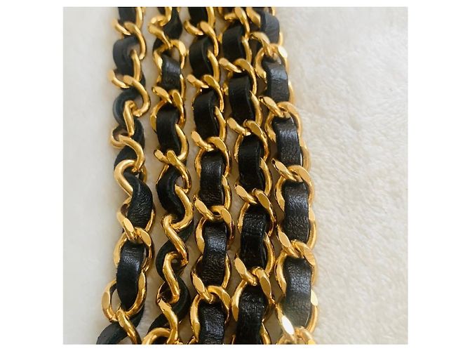 Cintura Chanel a Tripla Catena Oro D'oro - vista 10