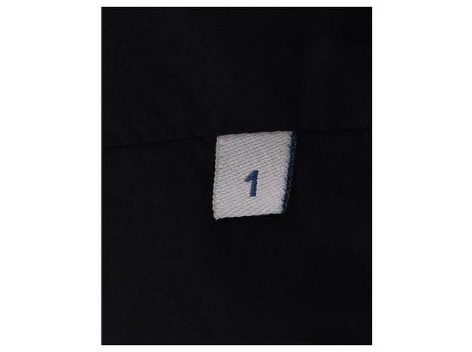 Moncler Chain Link Pufferjacke aus schwarzem Polyamid - Ansicht 6