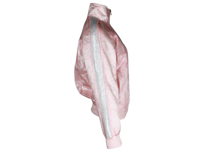 Timeless Chanel Bomberjacke aus rosa Polyamid Pink - Ansicht 2