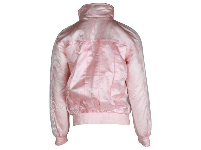 Timeless Chanel Bomberjacke aus rosa Polyamid Pink - Ansicht 4