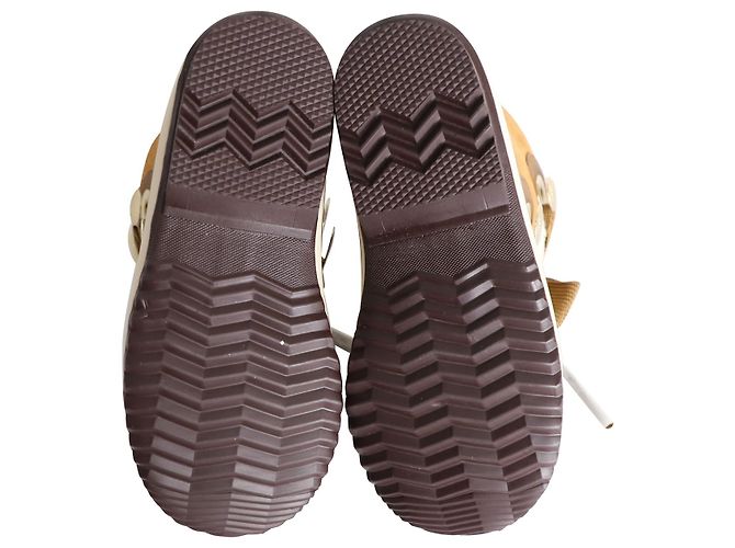 Chloé Botas de caminhada Chloe X Sorel em camurça marrom e couro de bezerro - vista 6