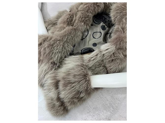 Chaqueta Simonetta Ravizza Castaño Gris - vista 3