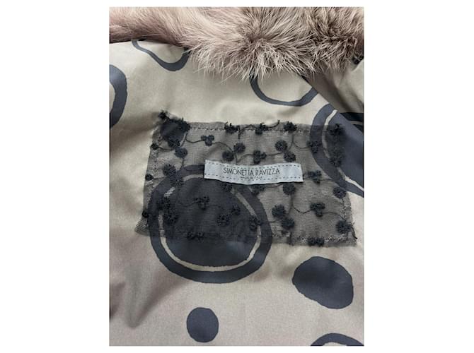 Chaqueta Simonetta Ravizza Castaño Gris - vista 4