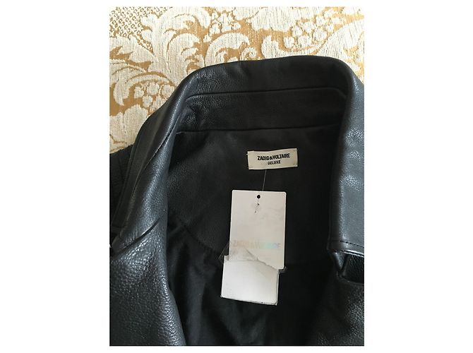 Zadig & Voltaire Kawai Lederjacke Perfecto schwarz - Ansicht 4