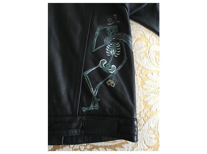 Zadig & Voltaire Kawai Lederjacke Perfecto schwarz - Ansicht 6