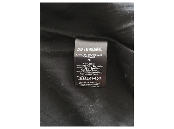 Zadig & Voltaire Kawai Lederjacke Perfecto schwarz - Ansicht 9