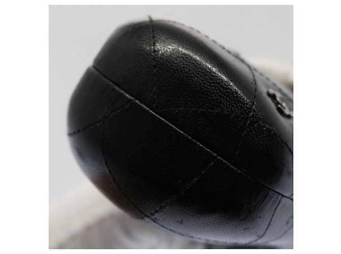 CHANEL Occhiali da sole perlati Plastica Nero CC Auth 53403 - vista 16