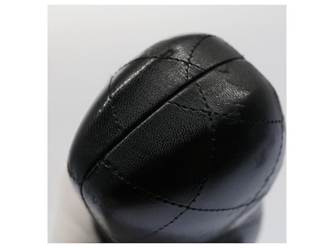CHANEL Occhiali da sole perlati Plastica Nero CC Auth 53403 - vista 17