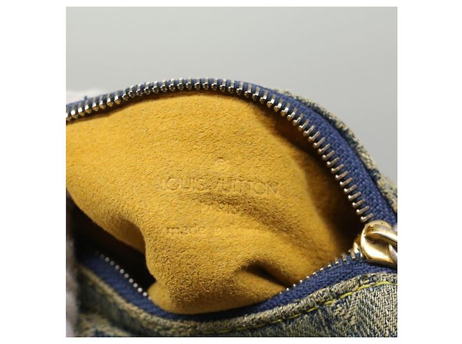 LOUIS VUITTON Monogramm Denim Trousse Speedy PM Beutel Blau M.95082 LV Auth bs7796 - Ansicht 10