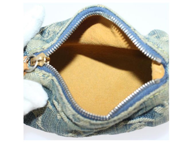 LOUIS VUITTON Monogramm Denim Trousse Speedy PM Beutel Blau M.95082 LV Auth bs7796 - Ansicht 11