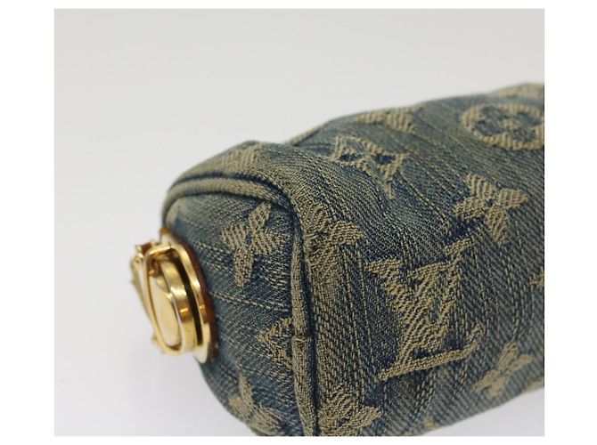 LOUIS VUITTON Monogramm Denim Trousse Speedy PM Beutel Blau M.95082 LV Auth bs7796 - Ansicht 14