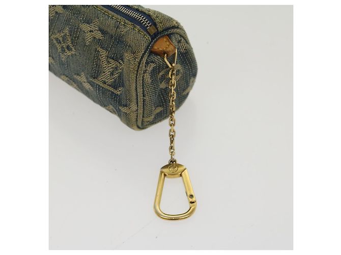 LOUIS VUITTON Monogramm Denim Trousse Speedy PM Beutel Blau M.95082 LV Auth bs7796 - Ansicht 7