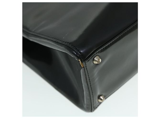 Christian Dior Borsa a mano Pelle Nera Rossa Auth bs7933 - vista 14